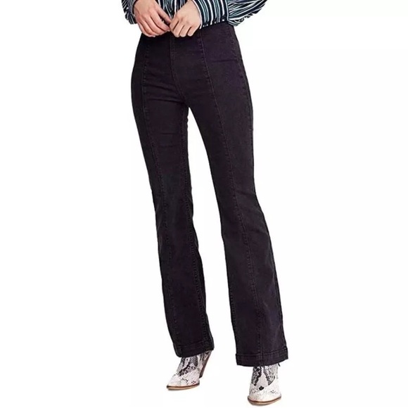 We The Free Black Flare Jeans - Picture 1 of 9